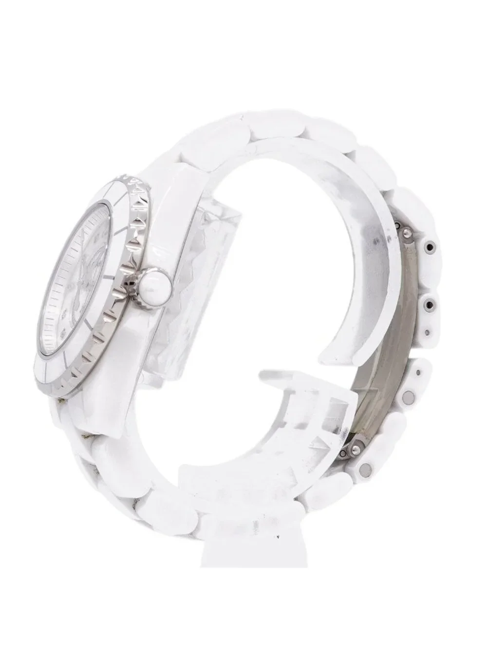 Chanel Diamond White Dial Watch